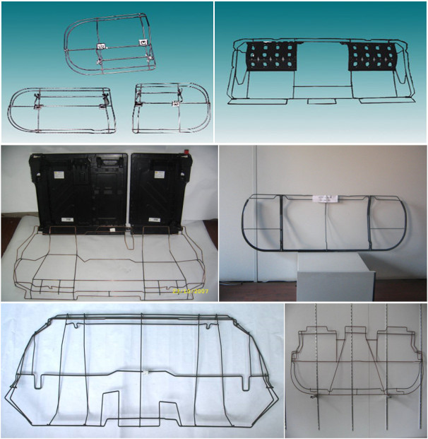 后排座椅骨架折彎產品